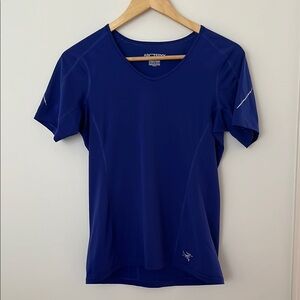 Arc'teryx Blue Fitted Short Sleeve T-Shirt